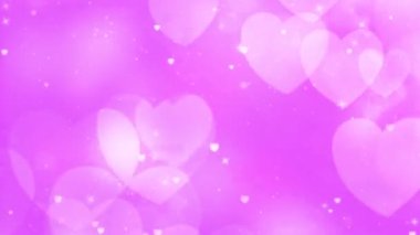 Işıldayan kalpler aşk arka planı
