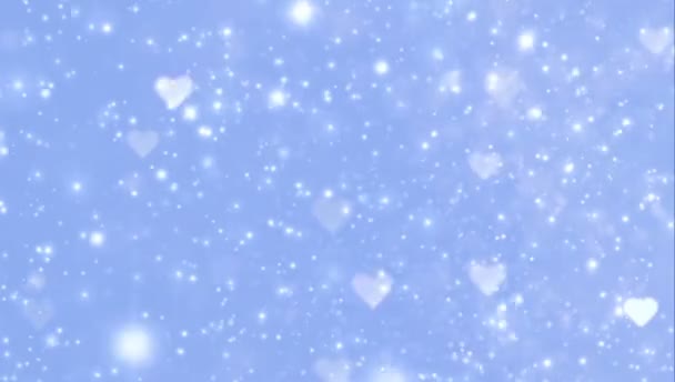Coeurs Fond Animation Motif Coeur — Video