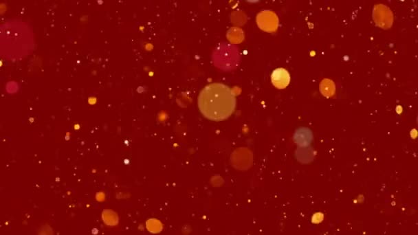 Confetti Schittert Glitter Knipperen Achtergrond — Stockvideo