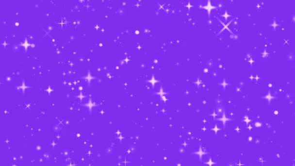 Stars Twinkle Background Animation Starry Pattern — 图库视频影像