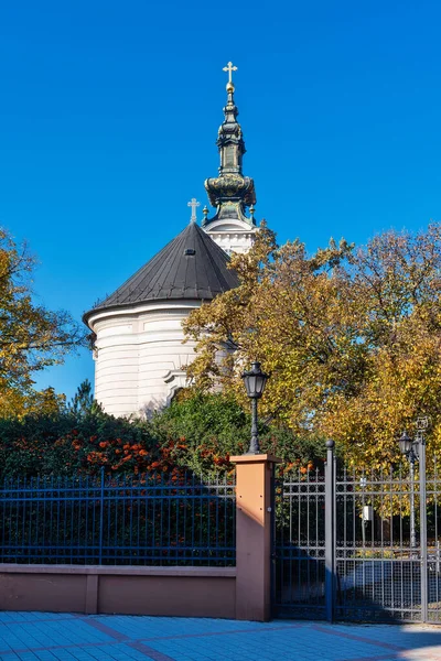 Novi Sad Serbia October 2021 Orthodox Cathedral Church Holy Great — 스톡 사진