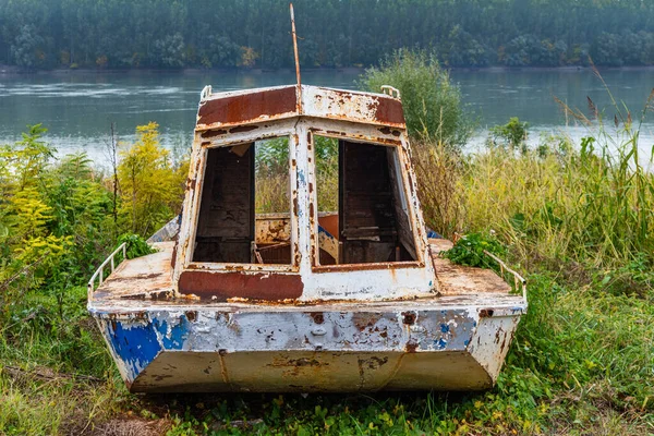 Antiguo Barco Pesca Abandonado Orilla — Foto de Stock