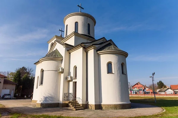 Baric Serbia Noviembre 2021 Iglesia Intercesión Santísima Virgen Baric Serbio — Foto de Stock