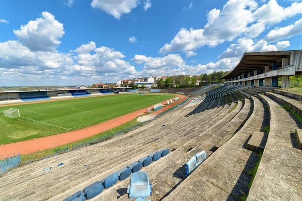 Belgrado Serbia Aprile 2022 Stadio Della Squadra Calcio Dell Ofk — Foto Stock