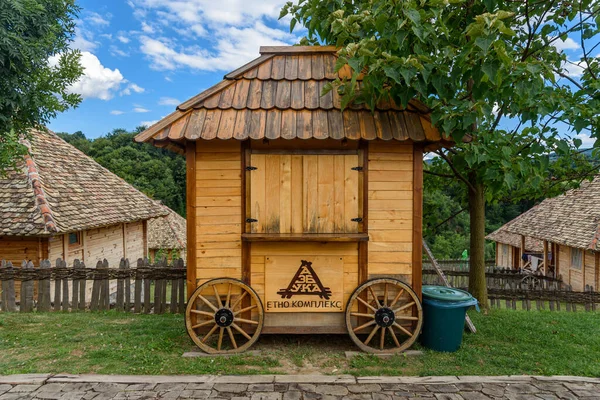Trsic Serbien Juli 2022 Das Ethno Dorf Azbuka Entwickelt Seinen — Stockfoto