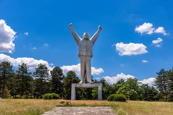 Valjevo Serbia Luglio 2022 Monumento Combattenti Della Rivoluzione Valjevo Serbia — Foto Stock