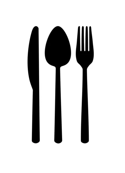 餐具和餐具. — 图库矢量图片