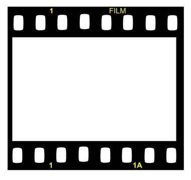 Film şeridi.