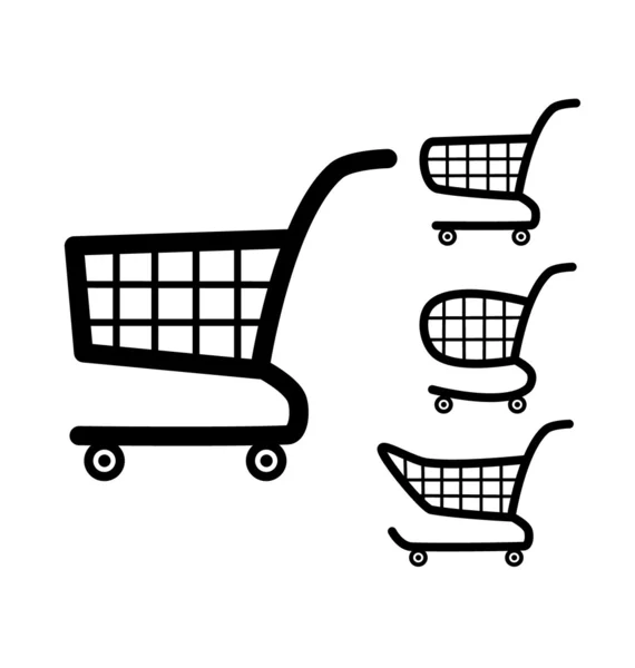 Shopping cart. — Stock Vector