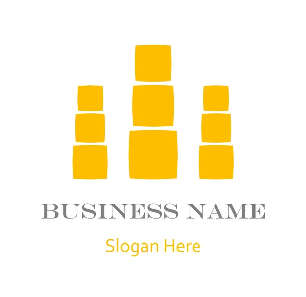 Diseño del logo del negocio . — Vector de stock