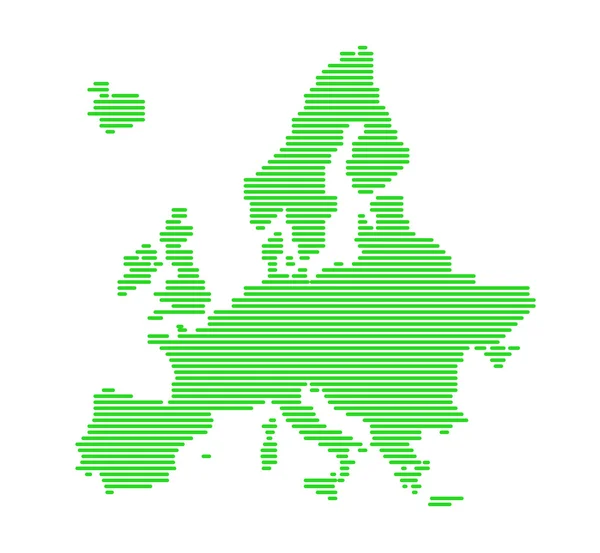 Europe silhouette. — Stock Vector