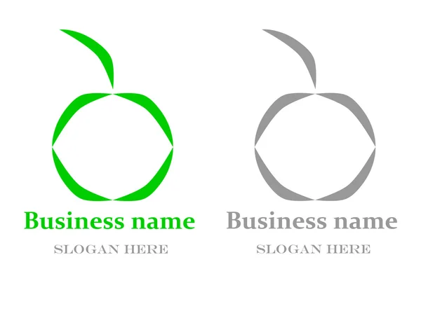 フルーツのビジネスのロゴ. — ストックベクタ
