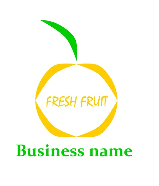 Logo des fruits. — Image vectorielle