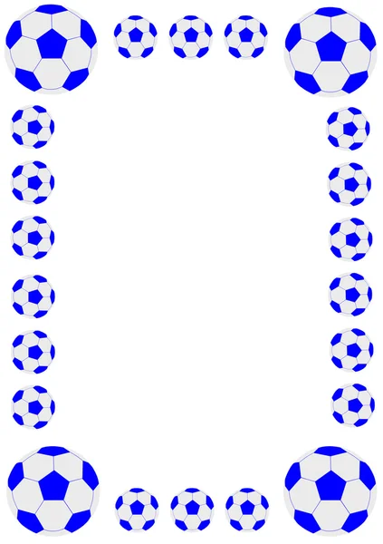 Cadre de football . — Image vectorielle