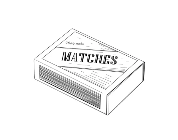 Matchbox. — Stock Illustration Matchbox. Stock Illustration