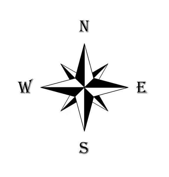 Compass rose — Stock Vector