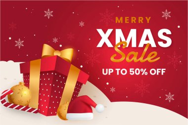 Noel indirimi arka plan şablonu