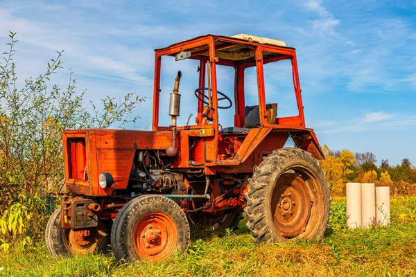 Tractor Ruedas T25 Vladimirovets Fue Producido Urss Durante Muchos Años — Foto de Stock