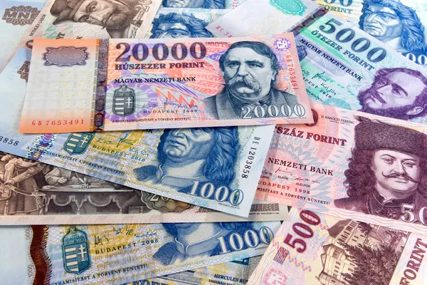 Macar forint banknotlar — Stok fotoğraf