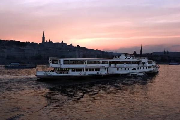 Sunset in Budapest — Stock Photo, Image