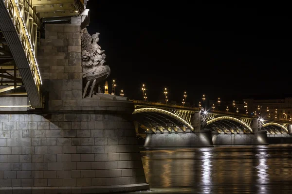 Margaret Bridge, Budapest — Stock Photo, Image