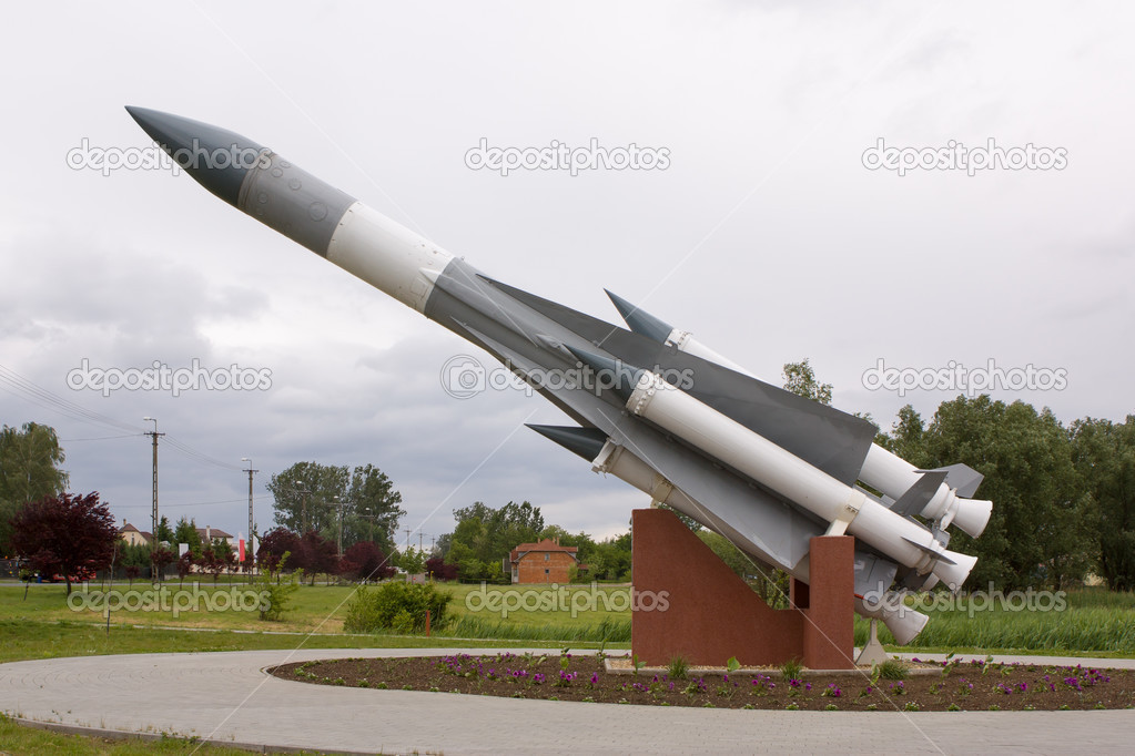 SA-5b missile at Nyirtelek (near Nyiregyhaza), Hungary