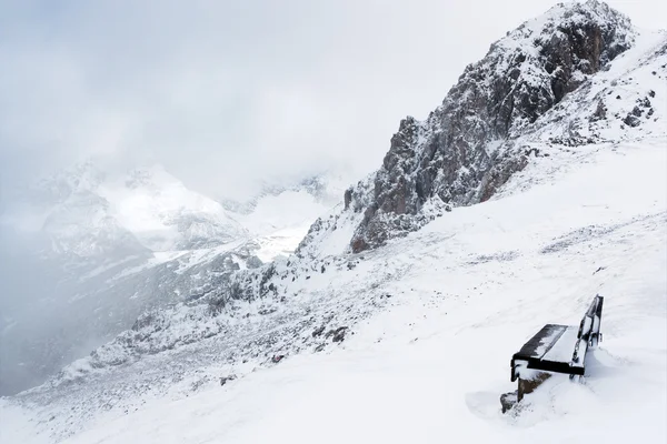 阿尔卑斯山的冬天 — 图库照片