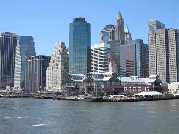 South street seaport pier 17 i new york city — Stockfoto