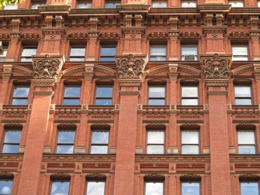 güzel mimari new York'ta Belediye Parkı yakınlarında görüldü