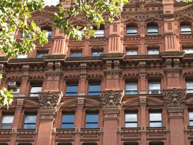 güzel mimari new York'ta Belediye Parkı yakınlarında görüldü
