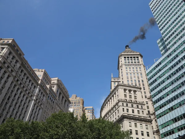 ニューヨークの古い税関の手順からみた歴史的建造物 — ストック写真