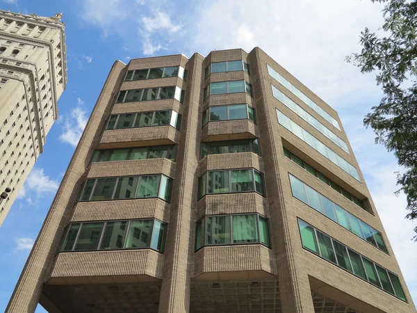 Tribunal Federal u Oficinas cerca del Edificio Municipal en Nueva York —  Fotos de Stock