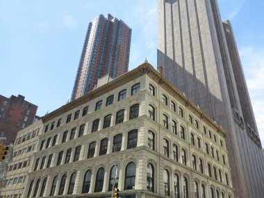 new York'ta Manhattan'ın soho bölgesinde karmaşık ve tarihi mimarisi