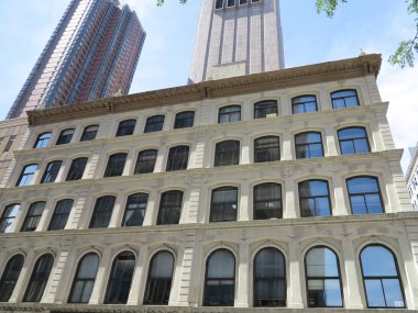 new York'ta Manhattan'ın soho bölgesinde karmaşık ve tarihi mimarisi