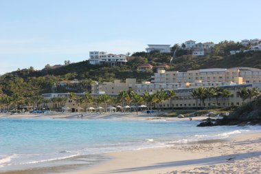 Westin resort alan dalgalar Karayip şafak Beach, st. martin ile