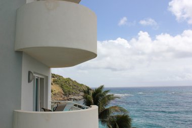 St Maarten şafak beach Resort'ta deniz feneri her bakıldığında doğa koruma