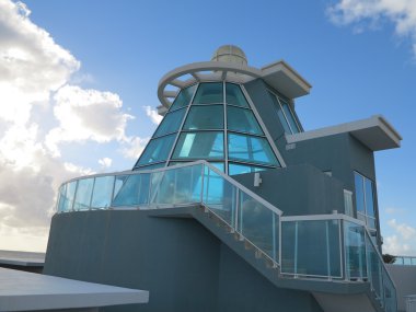 Deniz feneri özelliği sadece güzel bir Karayip sabah sunrise sonra Şafak Beach, st. maarten