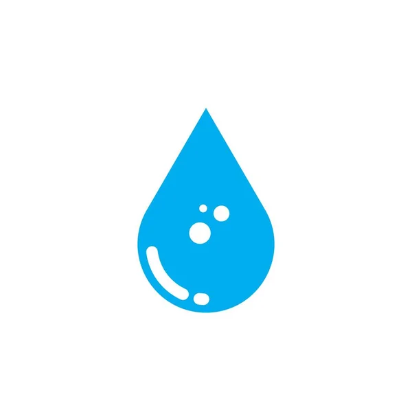 Water Drop Icon Vector Illustration Design Template — Stock Vector