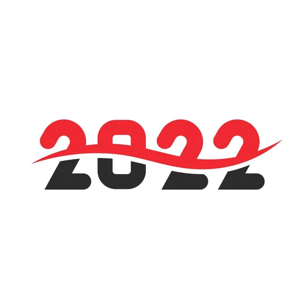 2022 Šablona Pro Návrh Vektorových Ilustrací Pro Nový Rok — Stockový vektor