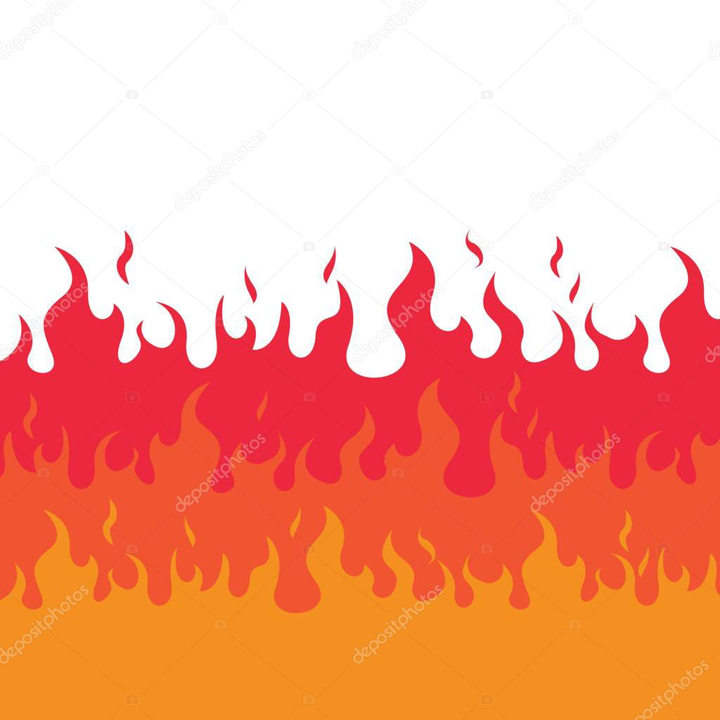 Fire flame  vector illustration design template web 