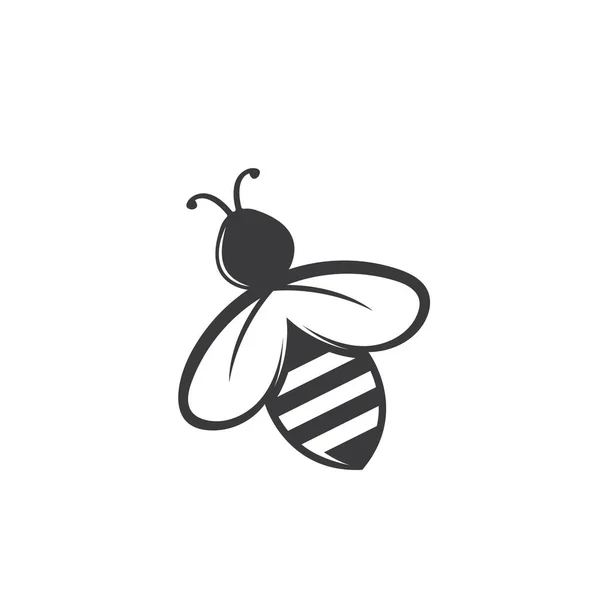 Bee Vector Icon Illustration Design Concept — Stock vektor