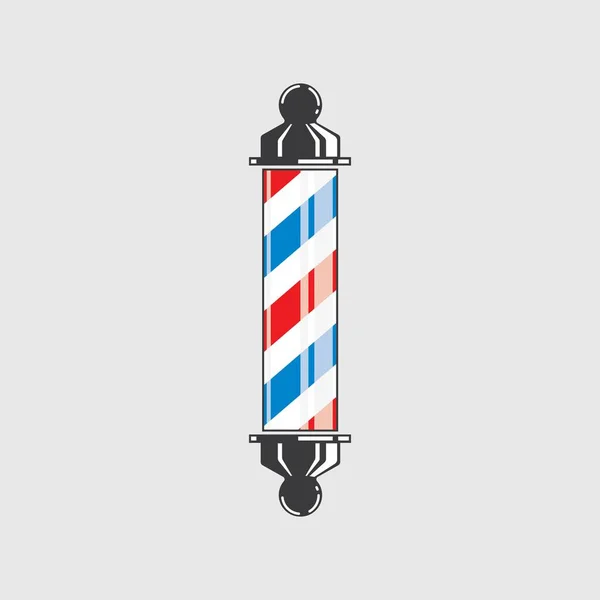 Barber Pole Icon Vector Element Template — Vetor de Stock