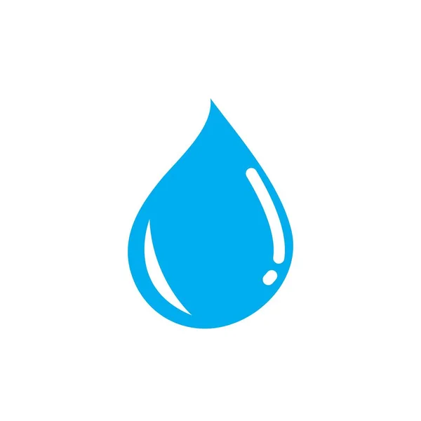 Icono Gota Agua Vector Ilustración Diseño Plantilla — Vector de stock