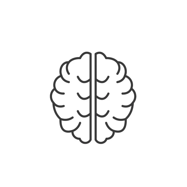 Шаблон Векторной Иллюстрации Головного Мозга — стоковый вектор