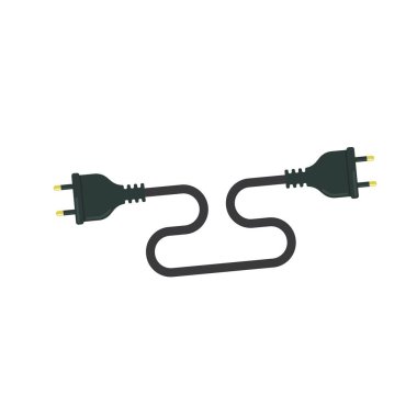 elektrik kablosu ikon vektör çizim şablonu