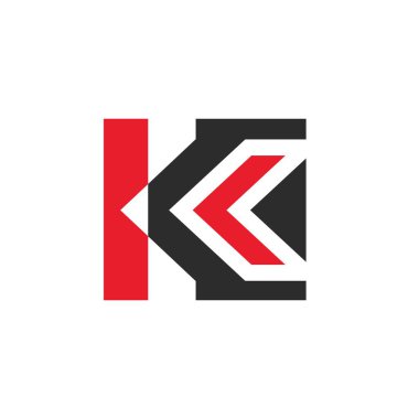 k Harfi Oku Şablonu Vektör İllüstrasyonu