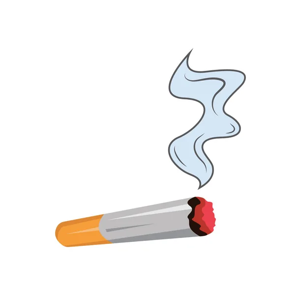 Cigarette Burns Vector Illustration Element Concept Design Template Web — Stock Vector