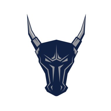 Dragon baş vektör illüstrasyon tasarım şablonu ağı