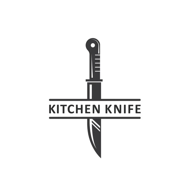 Kuchyňský Nůž Vektor Ikona Ilustrace Design Šablona Web — Stockový vektor