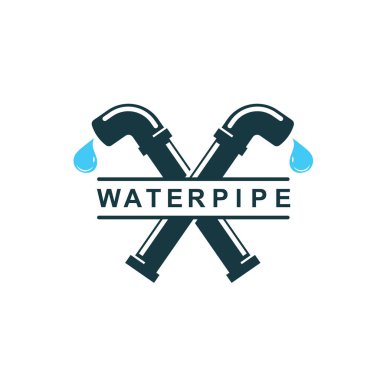 water pipe icon vector illustration concept design template web